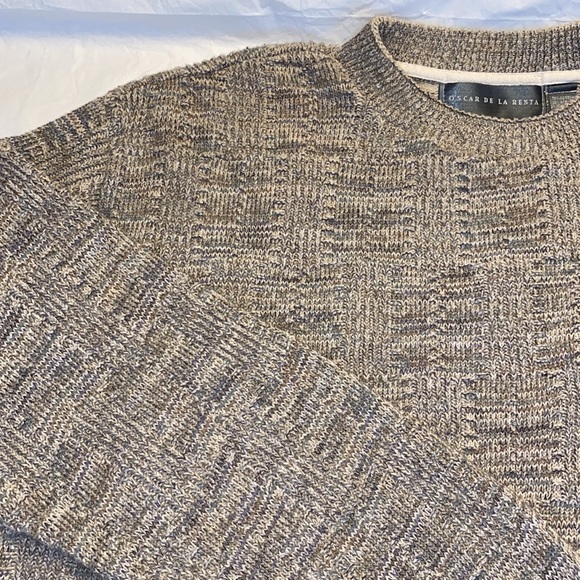Vintage Oskar De La Renta Men's Sweater SZM made in USA Dadcore/Grampacore Cosby - Picture 6 of 9